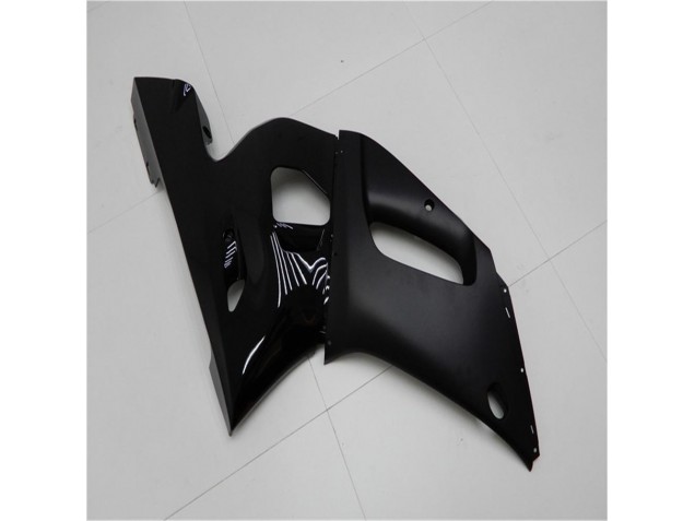 Matt schwarz glänzend 98-02 Yamaha YZF R6 Motorrad Verkleidung Matt schwarz glänzend 98-02 Yamaha YZF R6 Motorrad Verkleidung
