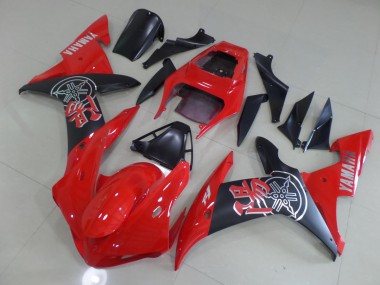 Mattrot 02-03 Yamaha YZF R1 Motorrad Verkleidung