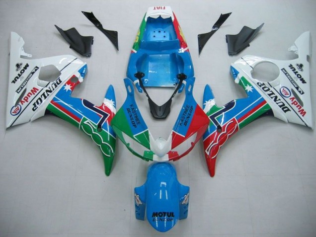 Mehrfarbig 03-05 Yamaha YZF R6 Motorrad Verkleidung Mehrfarbig 03-05 Yamaha YZF R6 Motorrad Verkleidung