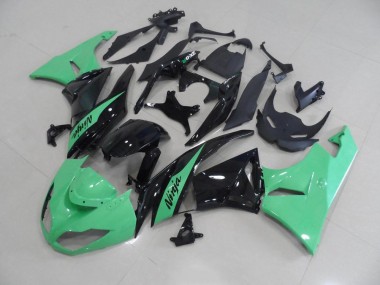 Metallic Grün 09-12 Kawasaki ZX6R Motorrad Verkleidung