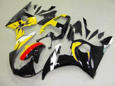 Mond Schwarz Gelb 03-05 Yamaha YZF R6 Motorrad Verkleidung