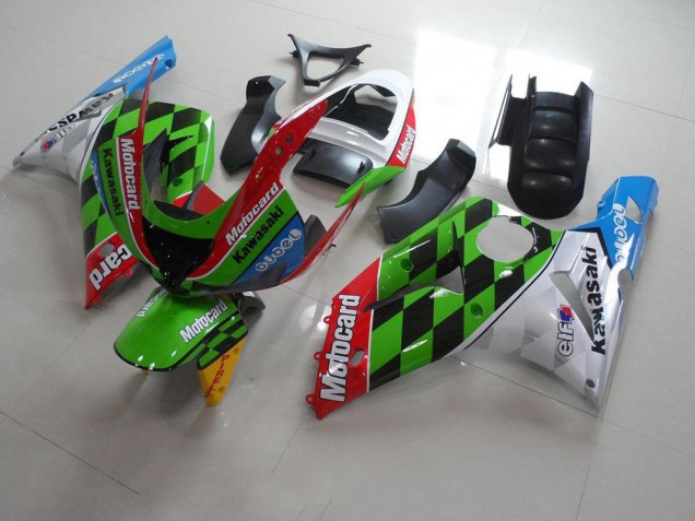 Motocard 03-04 Kawasaki ZX6R Motorrad Verkleidung Motocard 03-04 Kawasaki ZX6R Motorrad Verkleidung