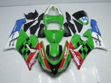 Motocard 05-06 Kawasaki ZX6R Motorrad Verkleidung