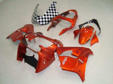 Orange 00-01 Kawasaki ZX9R Motorrad Verkleidung