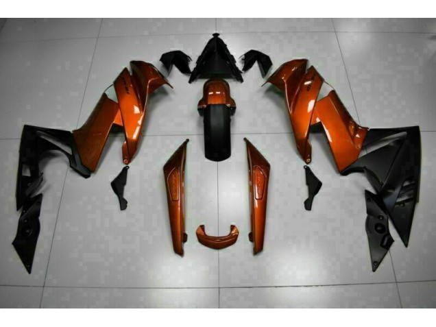 Orange 09-11 Kawasaki EX650 Motorrad Verkleidung Orange 09-11 Kawasaki EX650 Motorrad Verkleidung