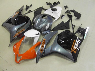 Orange Grau Schwarz 09-12 Honda CBR600RR Motorrad Verkleidungen