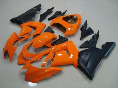 Orange Matt Schwarz 03-05 Kawasaki ZX10R Motorrad Verkleidung