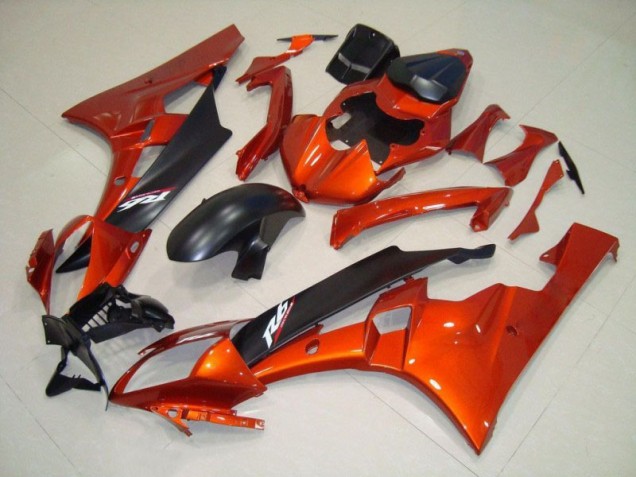 Orange Matt schwarz 06-07 Yamaha YZF R6 Motorrad Verkleidungen Orange Matt schwarz 06-07 Yamaha YZF R6 Motorrad Verkleidungen
