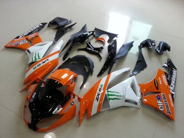 Orange Monster 09-12 Kawasaki ZX6R Motorrad Verkleidung