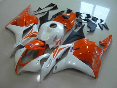 Orange Perl Weiß 09-12 Honda CBR600RR Motorrad Verkleidung