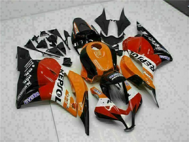 Orange Repsol 09-12 Honda CBR600RR Motorrad Verkleidung Orange Repsol 09-12 Honda CBR600RR Motorrad Verkleidung