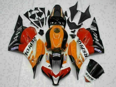 Orange Repsol 09-12 Honda CBR600RR Motorrad Verkleidung