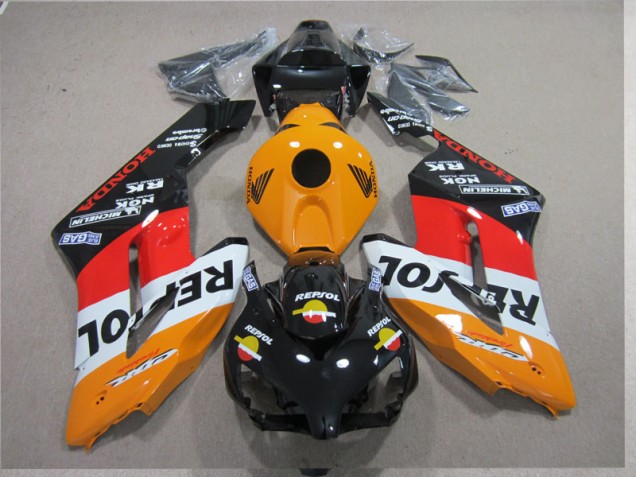 Orange Rot Repsol 04-05 Honda CBR1000RR Motorrad Verkleidung Orange Rot Repsol 04-05 Honda CBR1000RR Motorrad Verkleidung