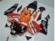 Orange Rot Schwarz Repsol 03-04 Honda CBR600RR Motorrad Verkleidung Orange Rot Schwarz Repsol 03-04 Honda CBR600RR Motorrad Verkleidung
