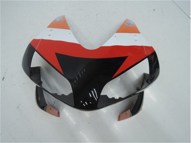 Orange Rot Schwarz Repsol 03-04 Honda CBR600RR Motorrad Verkleidung Orange Rot Schwarz Repsol 03-04 Honda CBR600RR Motorrad Verkleidung