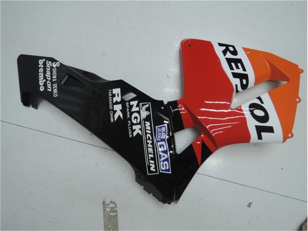 Orange Rot Schwarz Repsol 03-04 Honda CBR600RR Motorrad Verkleidung Orange Rot Schwarz Repsol 03-04 Honda CBR600RR Motorrad Verkleidung