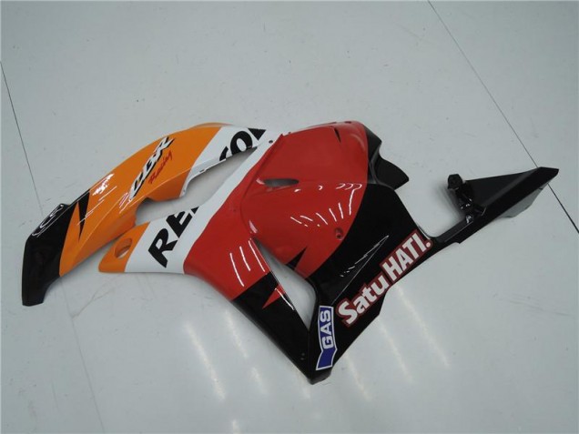Orange Rot Schwarz Repsol 09-12 Honda CBR600RR Motorrad Verkleidung Orange Rot Schwarz Repsol 09-12 Honda CBR600RR Motorrad Verkleidung
