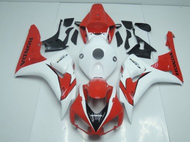 Orange Rot und Weiß 06-07 Honda CBR1000RR Motorrad Verkleidung