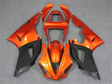 Orange Schwarz 00-01 Yamaha YZF R1 Motorrad Verkleidung