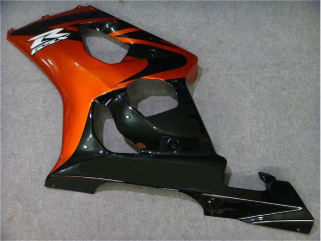 Orange Schwarz 03-04 Suzuki GSXR 1000 Motorrad Verkleidung Orange Schwarz 03-04 Suzuki GSXR 1000 Motorrad Verkleidung