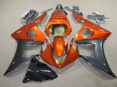 Orange Schwarz 03-05 Yamaha YZF R6 Motorrad Verkleidungen