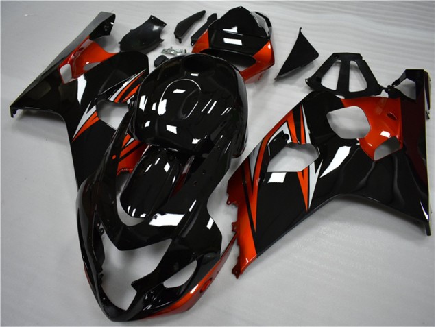 Orange Schwarz 04-05 Suzuki GSXR 600/750 Motorrad Verkleidung Orange Schwarz 04-05 Suzuki GSXR 600/750 Motorrad Verkleidung