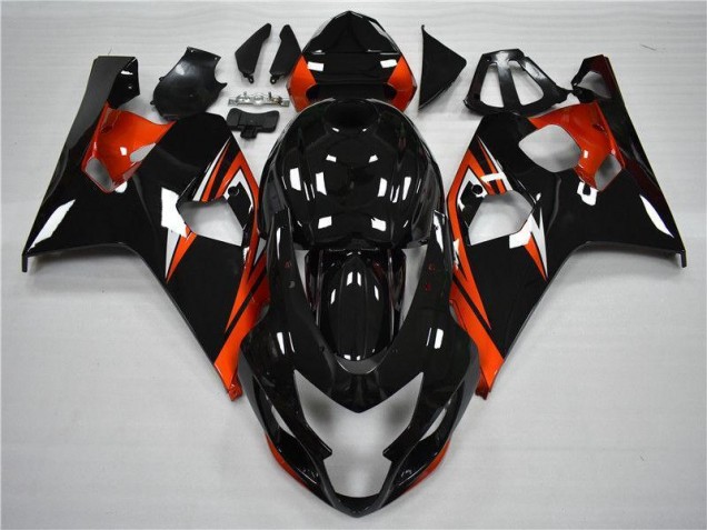 Orange Schwarz 04-05 Suzuki GSXR 600/750 Motorrad Verkleidung Orange Schwarz 04-05 Suzuki GSXR 600/750 Motorrad Verkleidung