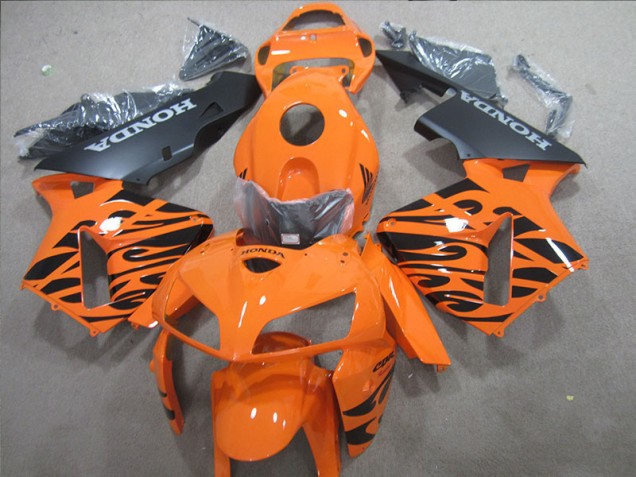 Orange Schwarz 05-06 Honda CBR600RR Motorrad Verkleidung Komplett Sets Orange Schwarz 05-06 Honda CBR600RR Motorrad Verkleidung Komplett Sets