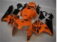 Orange Schwarz 05-06 Honda CBR600RR Motorrad Verkleidung & Plastik Orange Schwarz 05-06 Honda CBR600RR Motorrad Verkleidung & Plastik