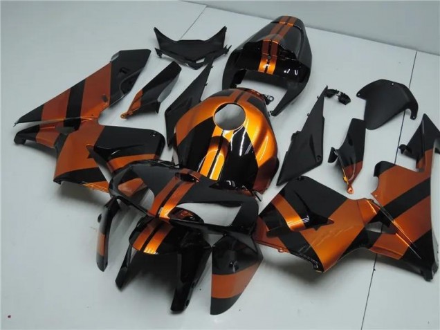 Orange Schwarz 05-06 Honda CBR600RR Motorrad Vollverkleidung Orange Schwarz 05-06 Honda CBR600RR Motorrad Vollverkleidung