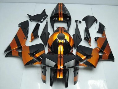 Orange Schwarz 05-06 Honda CBR600RR Motorrad Vollverkleidung