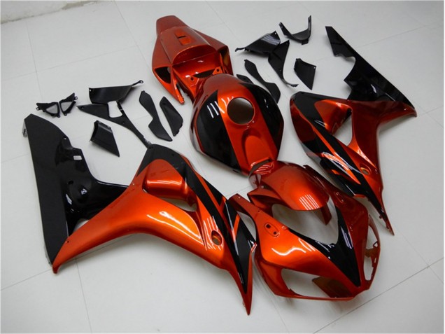 Orange Schwarz 06-07 Honda CBR1000RR Motorrad Verkleidung Orange Schwarz 06-07 Honda CBR1000RR Motorrad Verkleidung