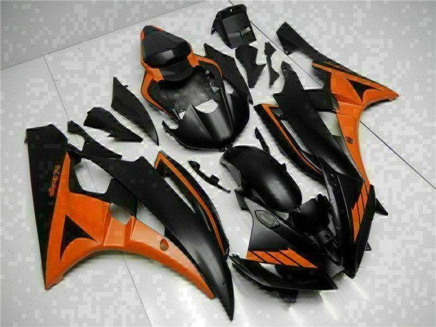 Orange Schwarz 06-07 Yamaha YZF R6 Motorrad Verkleidung Orange Schwarz 06-07 Yamaha YZF R6 Motorrad Verkleidung