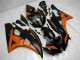 Orange Schwarz 06-07 Yamaha YZF R6 Motorrad Verkleidung Orange Schwarz 06-07 Yamaha YZF R6 Motorrad Verkleidung