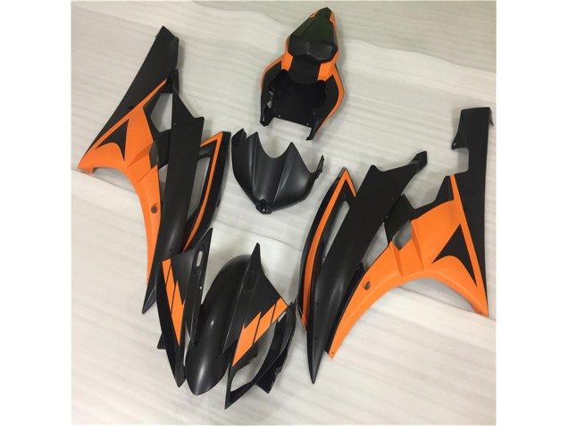 Orange Schwarz 06-07 Yamaha YZF R6 Motorrad Verkleidungen Orange Schwarz 06-07 Yamaha YZF R6 Motorrad Verkleidungen