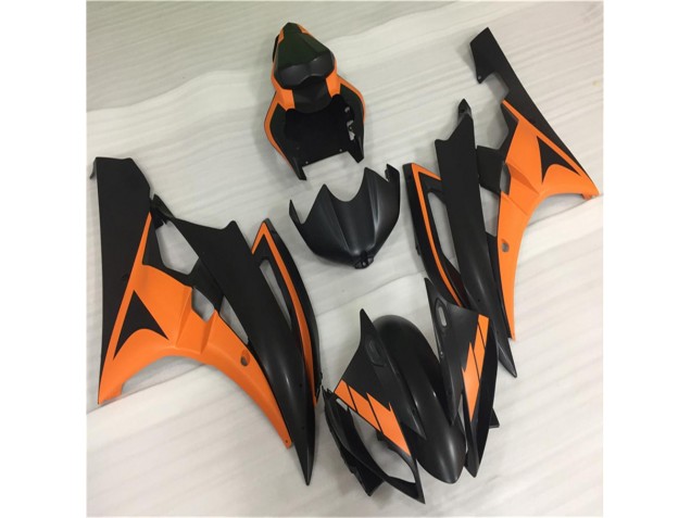 Orange Schwarz 06-07 Yamaha YZF R6 Motorrad Verkleidungen Orange Schwarz 06-07 Yamaha YZF R6 Motorrad Verkleidungen