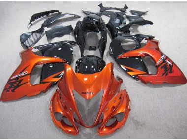 Orange Schwarz 08-19 Suzuki GSXR 1300 Hayabusa Motorrad Verkleidung
