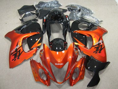 Orange Schwarz 08-19 Suzuki GSXR 1300 Hayabusa Motorrad Verkleidungen