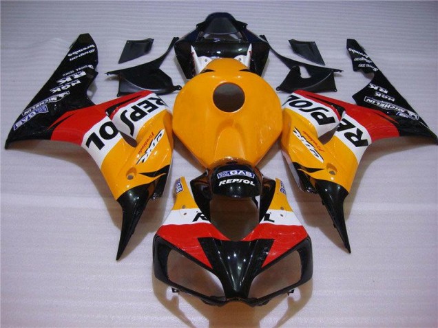 Orange Schwarz Repsol 04-05 Honda CBR1000RR Motorrad Verkleidung Orange Schwarz Repsol 04-05 Honda CBR1000RR Motorrad Verkleidung
