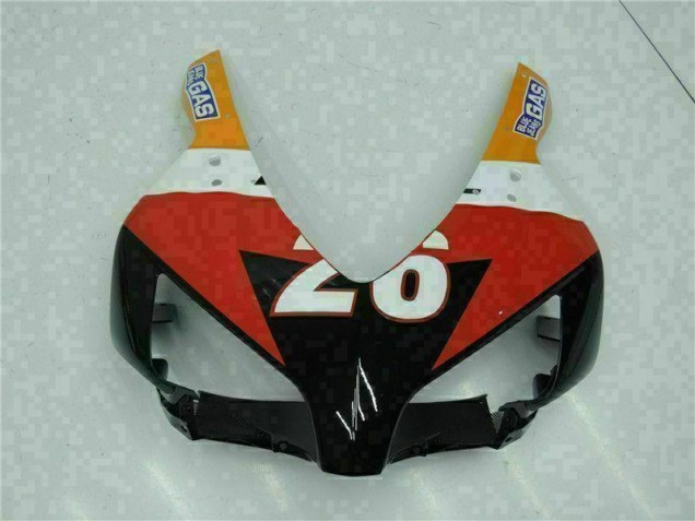 Orange Schwarz Repsol 04-05 Honda CBR1000RR Motorrad Vollverkleidung Orange Schwarz Repsol 04-05 Honda CBR1000RR Motorrad Vollverkleidung