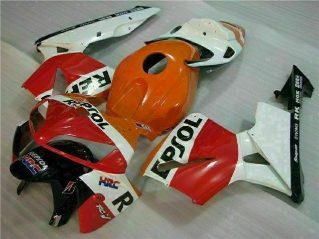 Orange Schwarz Repsol 05-06 Honda CBR600RR Motorrad Verkleidung Orange Schwarz Repsol 05-06 Honda CBR600RR Motorrad Verkleidung