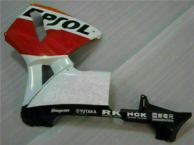 Orange Schwarz Repsol 05-06 Honda CBR600RR Motorrad Verkleidung Orange Schwarz Repsol 05-06 Honda CBR600RR Motorrad Verkleidung