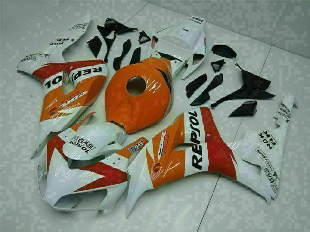 Orange Weiß Repsol 04-05 Honda CBR1000RR Motorrad Verkleidung Orange Weiß Repsol 04-05 Honda CBR1000RR Motorrad Verkleidung