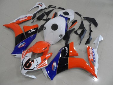 Orange Weiß TT Legend 12-16 Honda CBR1000RR Motorrad Verkleidung