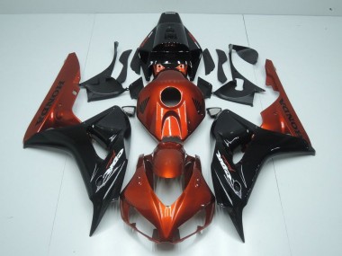 Orange und Schwarz 06-07 Honda CBR1000RR Motorrad Verkleidung