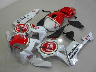 Perl Weiß Lucky Strike 05-06 Honda CBR600RR Motorrad Verkleidung