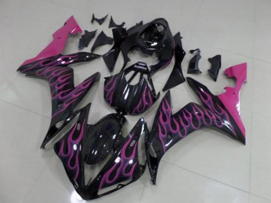 Rosa Flamme 04-06 Yamaha YZF R1 Motorrad Verkleidung
