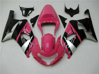 Rosa Schwarz 01-03 Suzuki GSXR 600/750 Motorrad Verkleidung