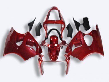 Rot 00-02 Kawasaki ZX6R Motorrad Verkleidungen