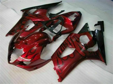 Rot 03-04 Suzuki GSXR 1000 Motorrad Verkleidung